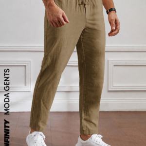 100% Remi Cotton Pant (Khaki)