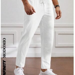 100% Remi Cotton Pant (White)