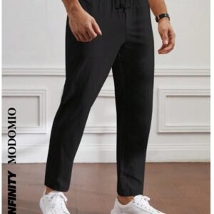 100% Remi Cotton Pant (Black)